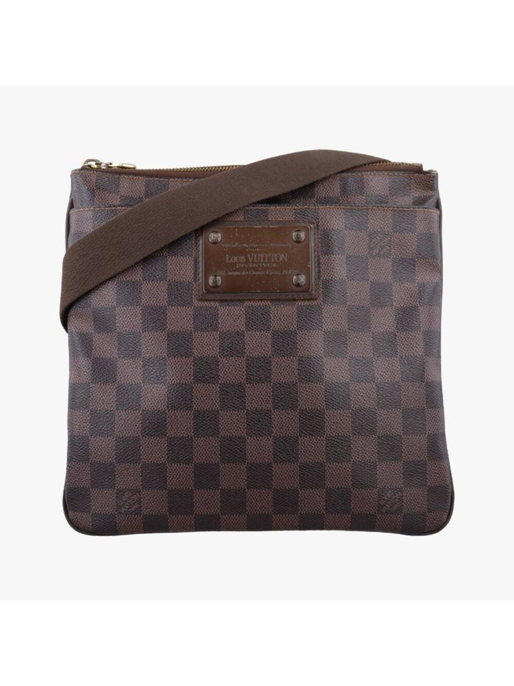 Louis Vuitton Pochette Pratt Brooklyn Ebene Damier Canvas
